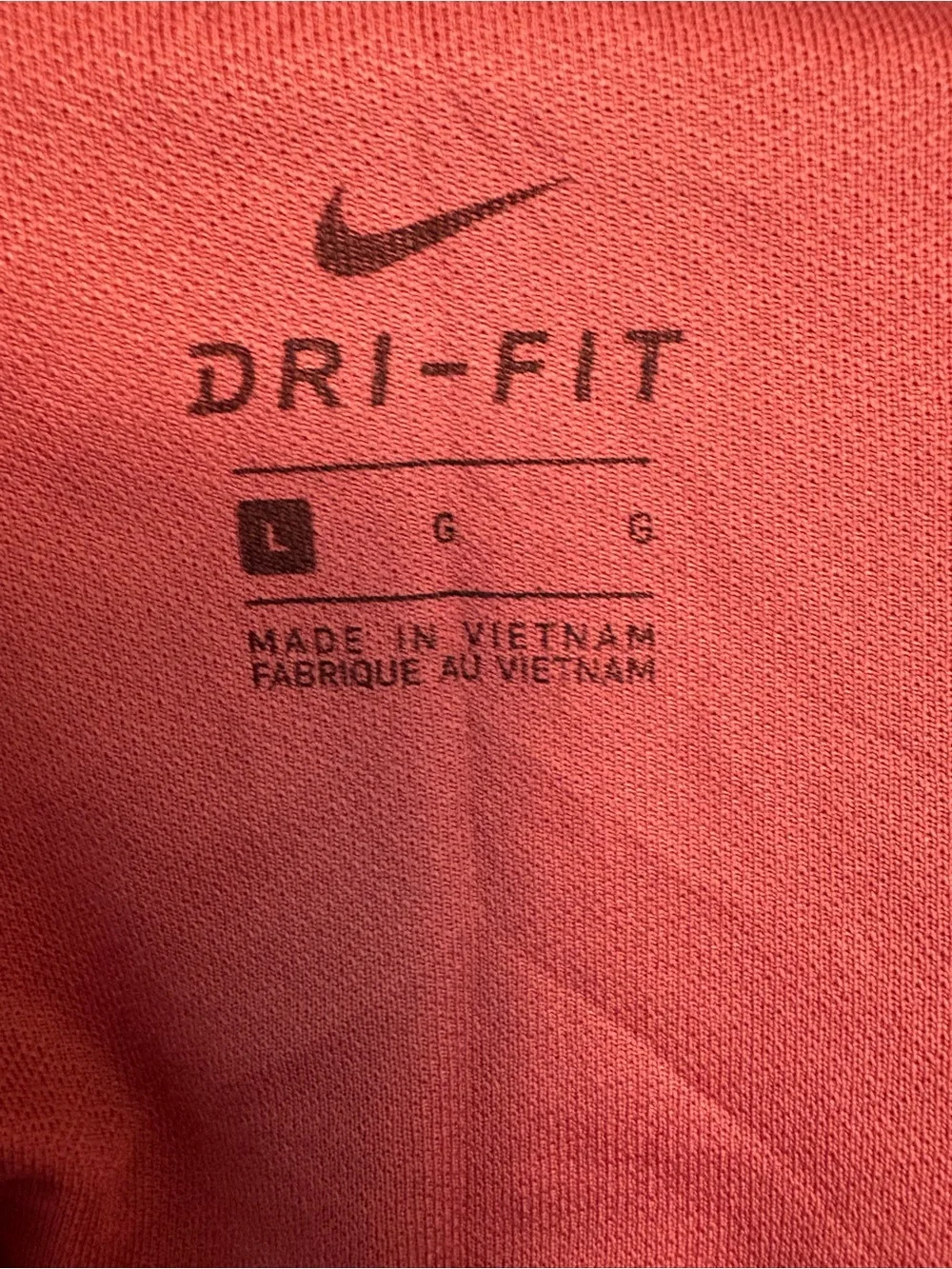 Nike Rust Red Athletic Running Shorts with Swoosh